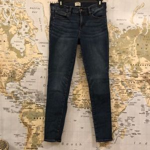 J Crew 8” Toothpick Skinny Jean